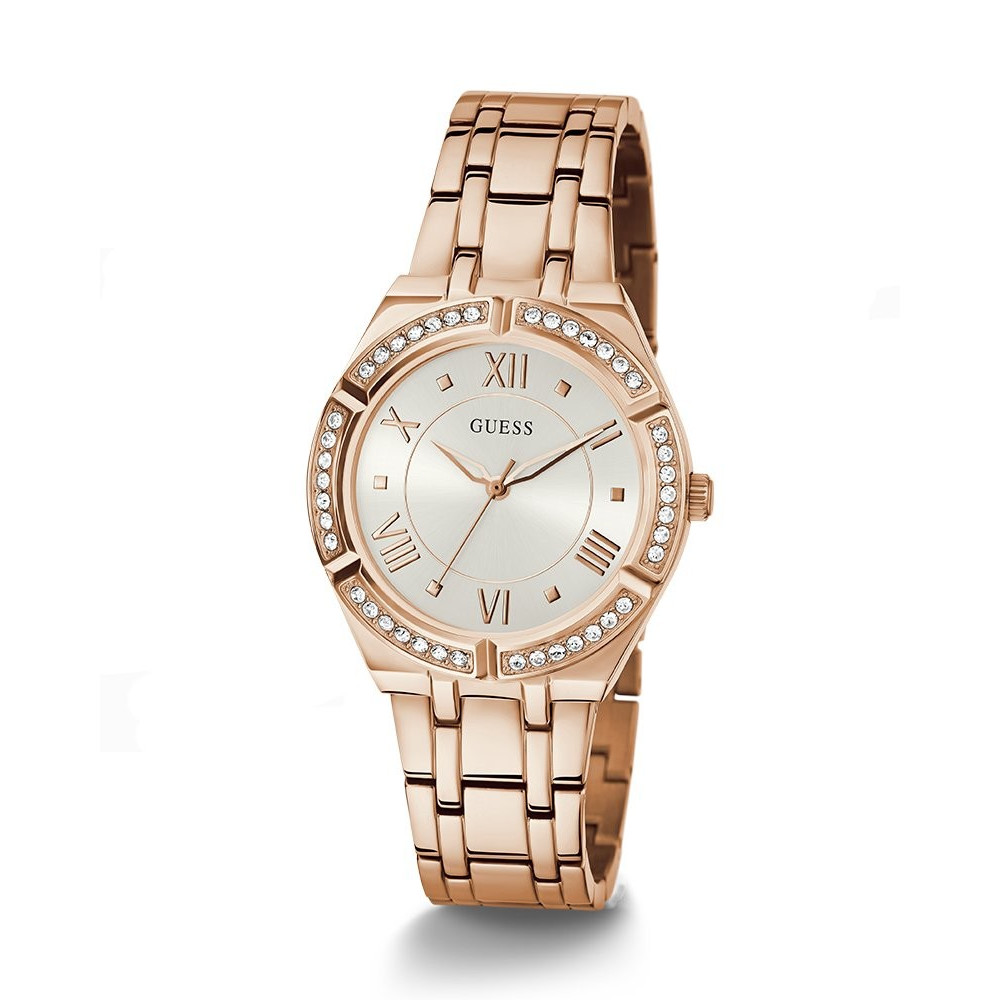 GUESS GW0033L3 Original COSMO Jam Tangan Wanita Analog Rose Gold