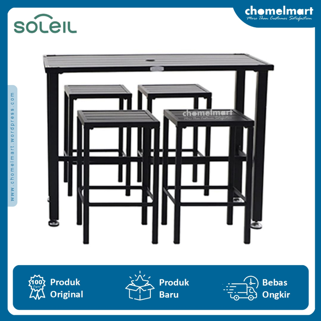 Soleil Set Meja & Bangku Taman Excalibur Bar 10565554