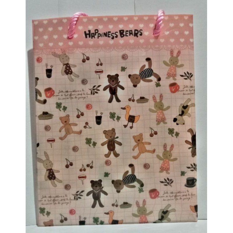 

PAPER BAG HAPPIESS BEARS P.18×L.7,5×T.23 CM