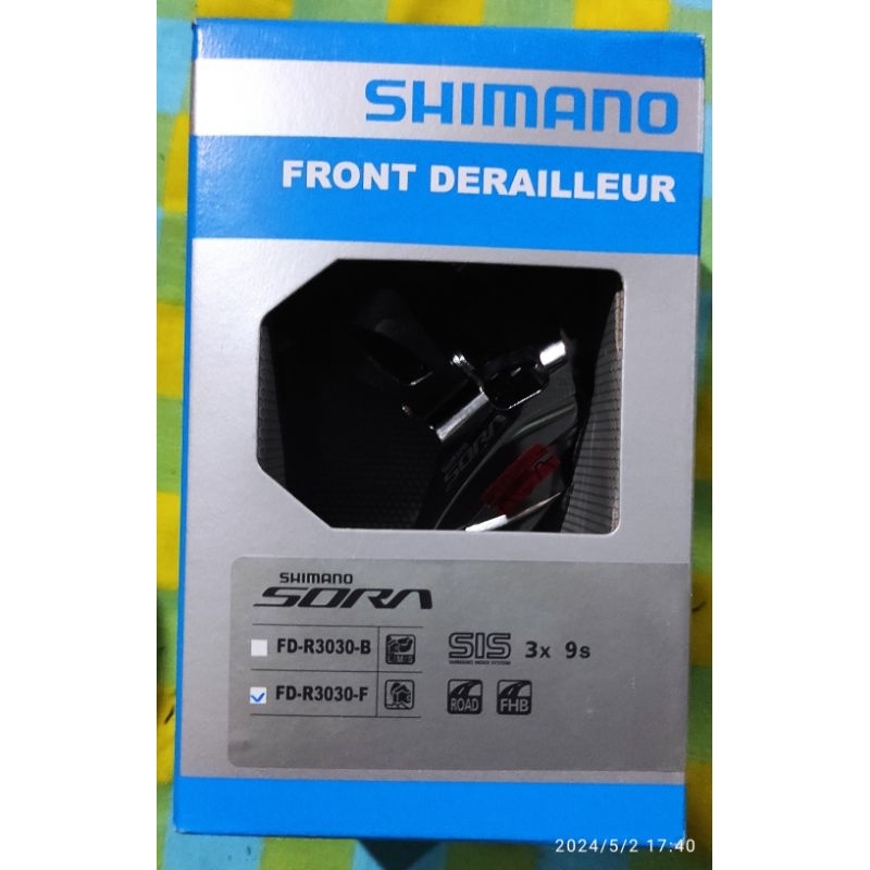 FD SHIMANO Sora R3030 Braze On 3 Speed