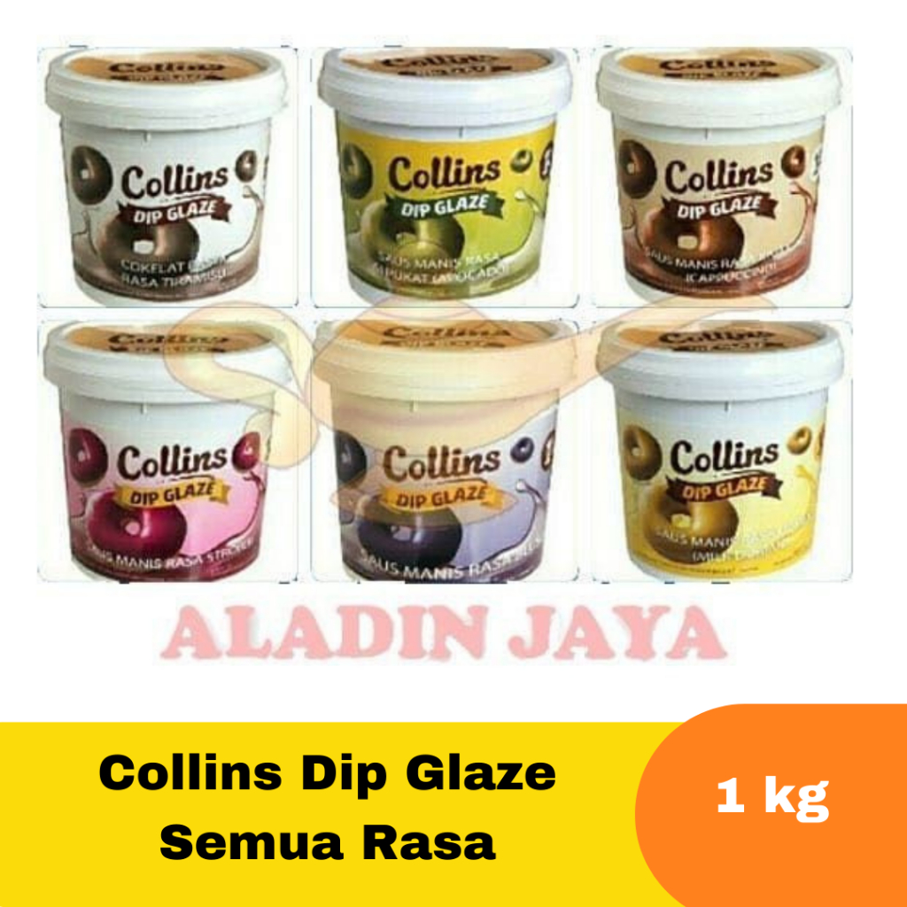 

Collins Dip Glaze 1kg semua Rasa