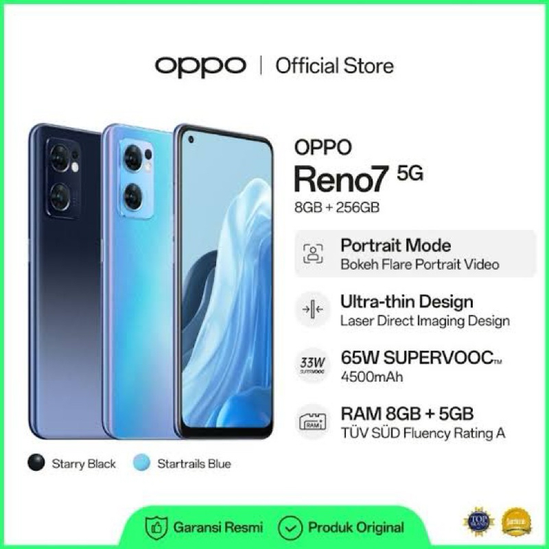 Oppo reno 7 5g 8/256gb