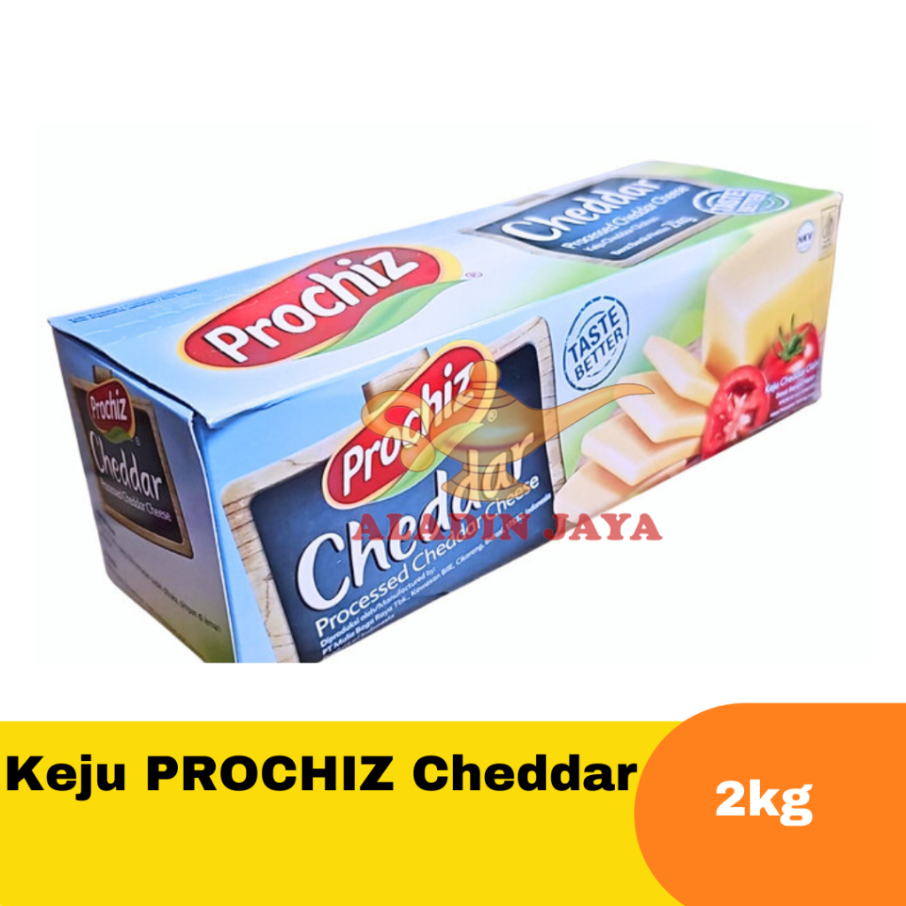 

Keju PROCHIZ Cheddar ukuran 2kg