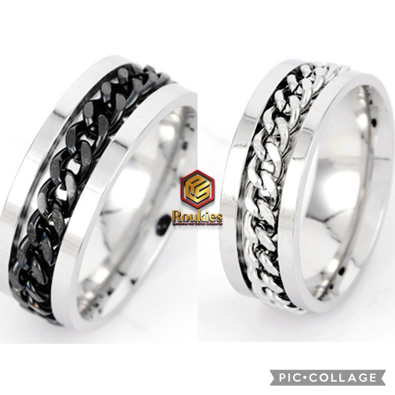 CINCIN TITANIUM MODEL RANTAI DIEGO