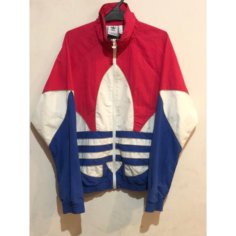 Windbreaker Jacket Adidas Big Logo Tretone