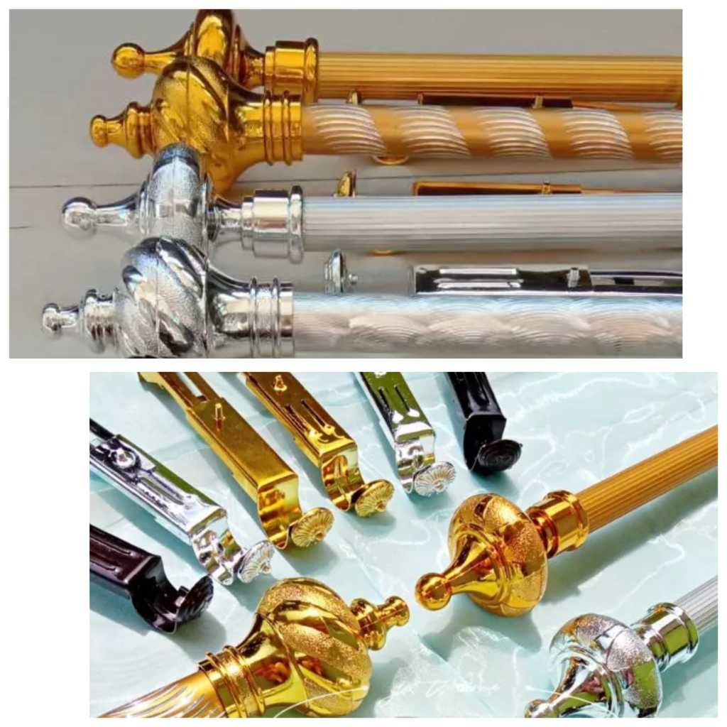 Produk Terlaris besi gordeng batang gordengrel korden tiang horden gagang hordeng full set murah