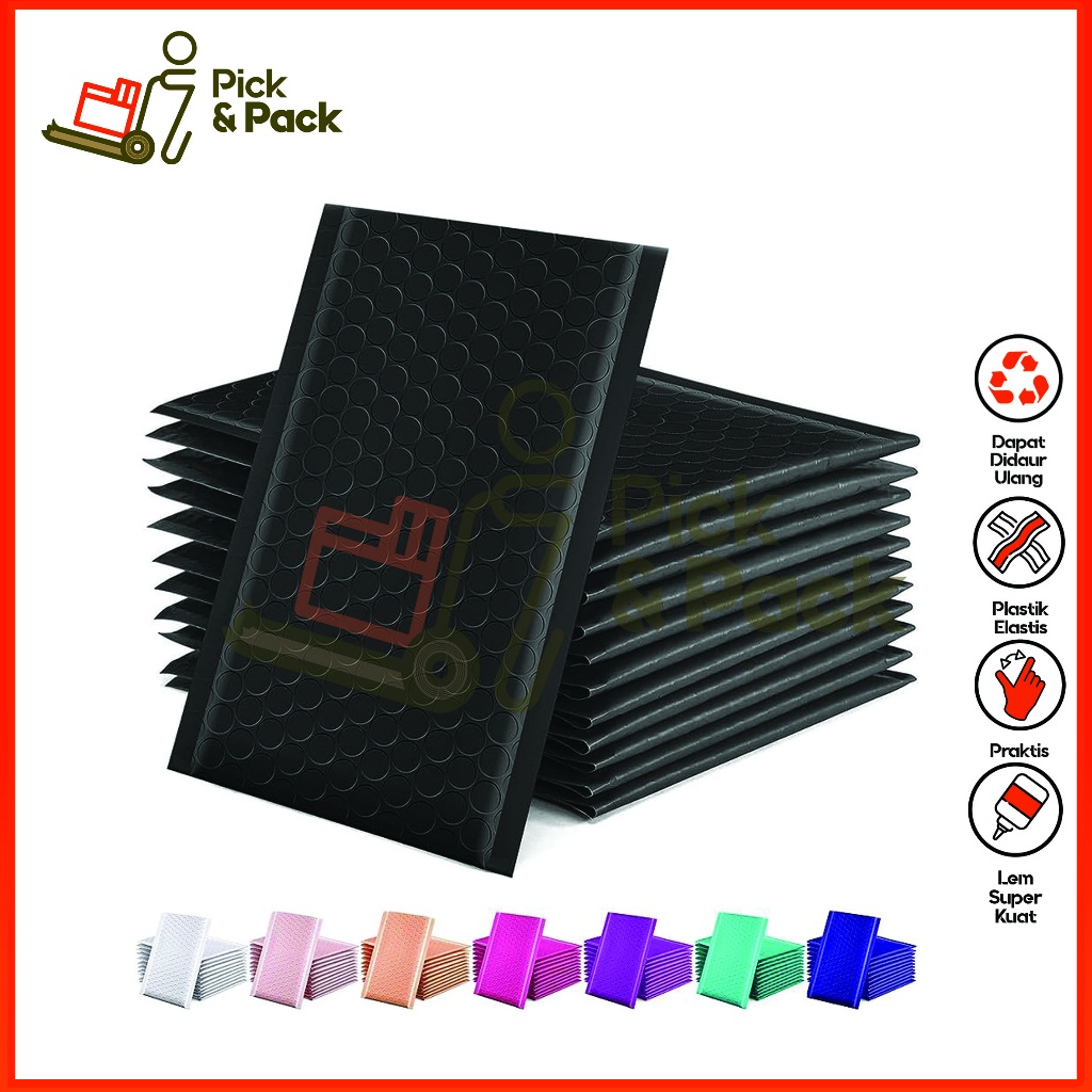 

Kantong Plastik Bubble Mailer Amplop Bubble - White Pearl 15cm x 20cm