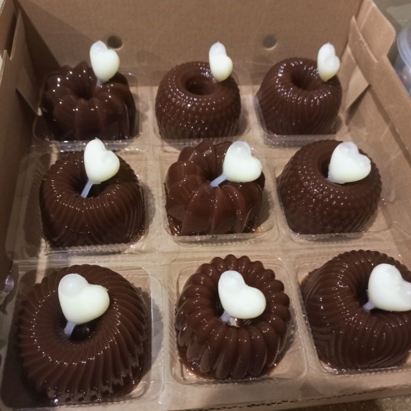 

Puding coklat isi 9 vla vanilla/hampers puding surabaya