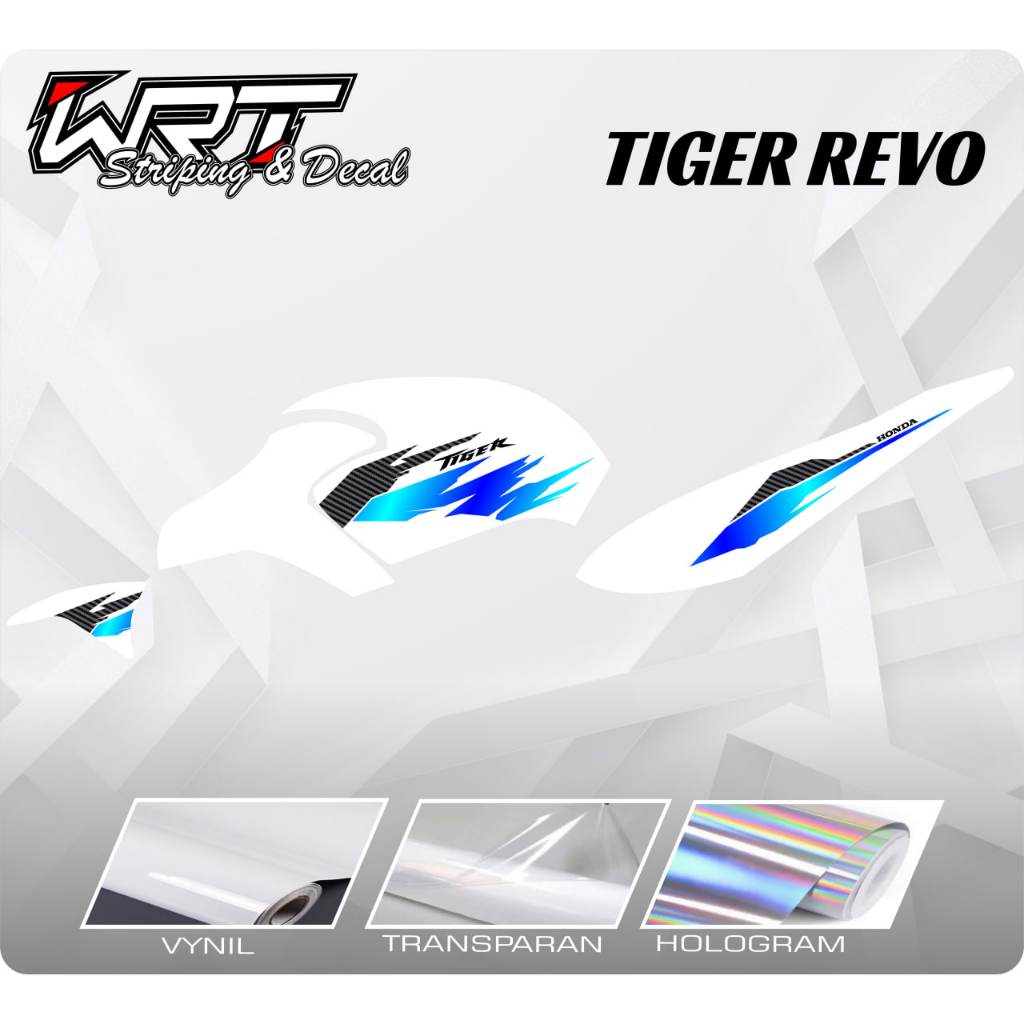 Striping Tiger Revo-Stiker Decal Tiger Revo Carbon v1