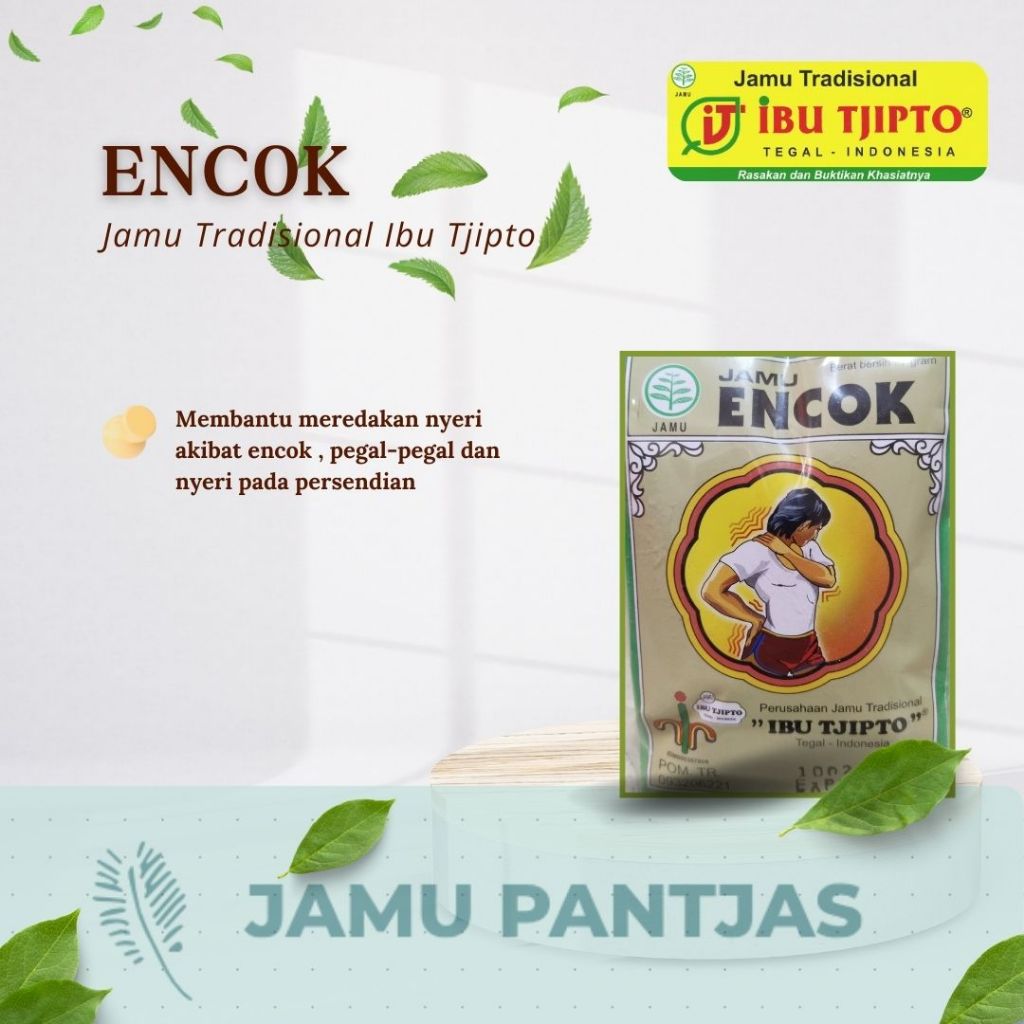 

JAMU ENCOK ~ IBU TJIPTO ISI 10 SACHET