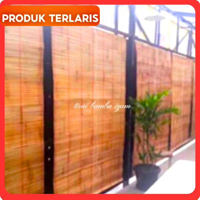 Tirai Bambu,kerai kerei krey bambu,gorden krei gulung,outdoor 2x2