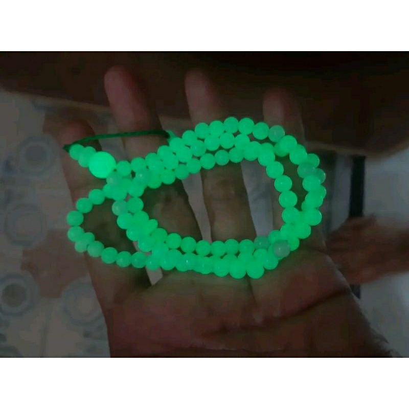 tasbih batu pospor asli dim 8mm isi 99 butir