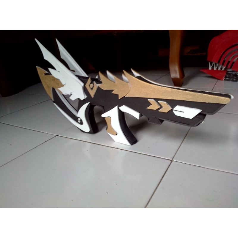 Pistol mainan ff Platinum
