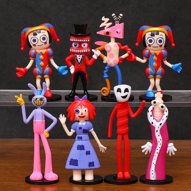 ART D7C8 Digital Circus Figure Set  Mainan Digital Circus Kualitas Premium