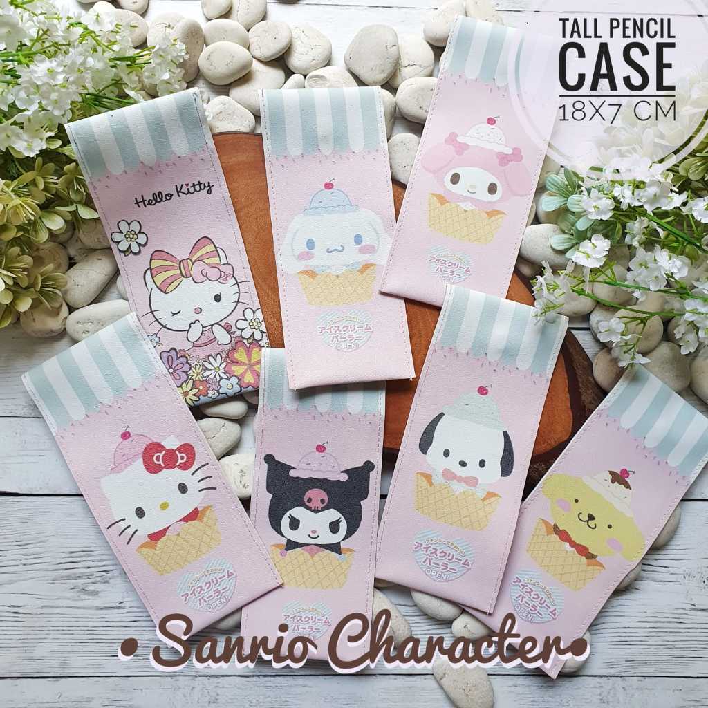 

Cute Tall Pencil Case Sanrio Tempat Pensil Lucu Perlengkapan Sekolah Peralatan Kantor Hampers Alat Tulis Hello Kitty Kuromi Pompurin My Melody Cinnamonroll
