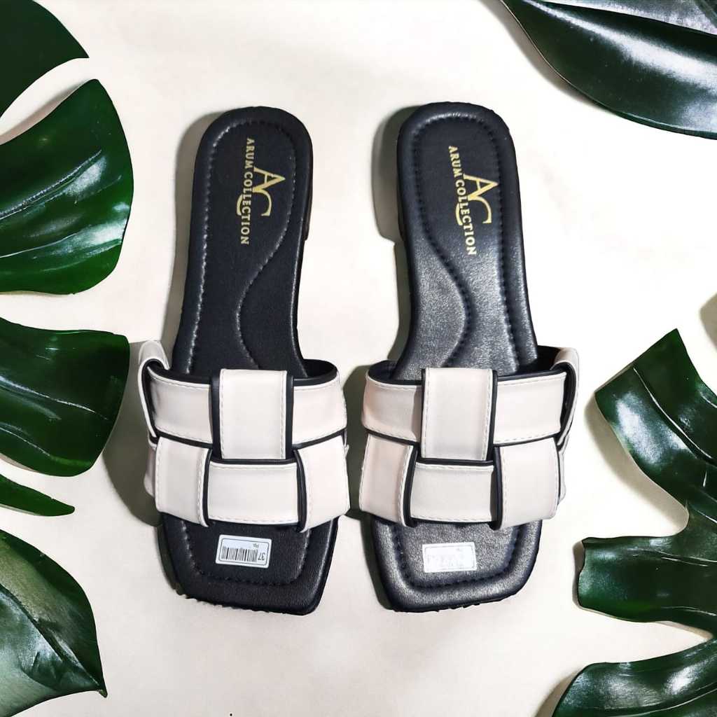 SANDAL WANITA TEPLEK ANYAM SENDAL TEPLEK WANITA ANYAM