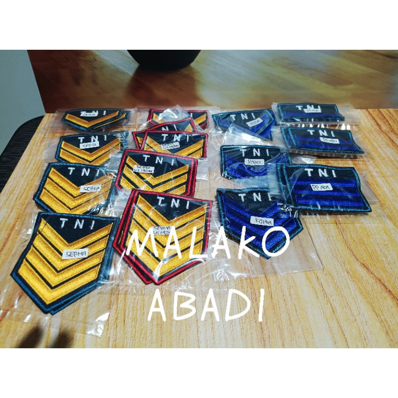 Pankat PDH  TNI - AL bordir