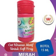 

Super Ekonomis Biotex Cat Lukis Khusus Motif Soft Frog 15 Ml Merah