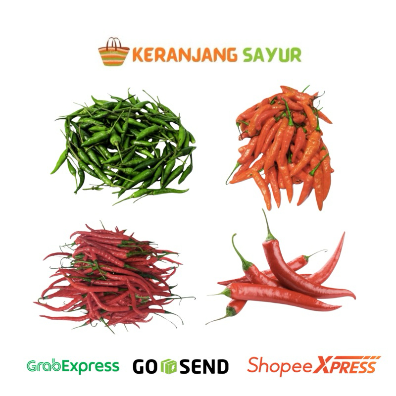 

Cabe Segar | Rawit | Cabe domba | Cabe Keriting | Cabe merah besar