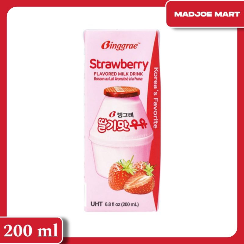 

Binggrae Susu UHT Strawberry 200 ml