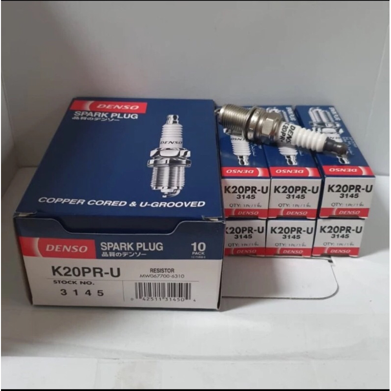 Busi Mobil K20PR U Denso Spark Plug Suzuki APV Baleno Carry Futura K20PR-U Original
