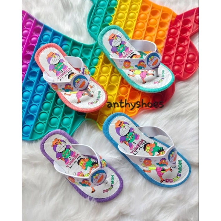 Grosir Murah  Sandal Jepit Karet Anak Jadul Doraemon Yumeida 796