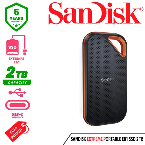 COD SanDisk Extreme Pro SSD E81 2TB - External SSD