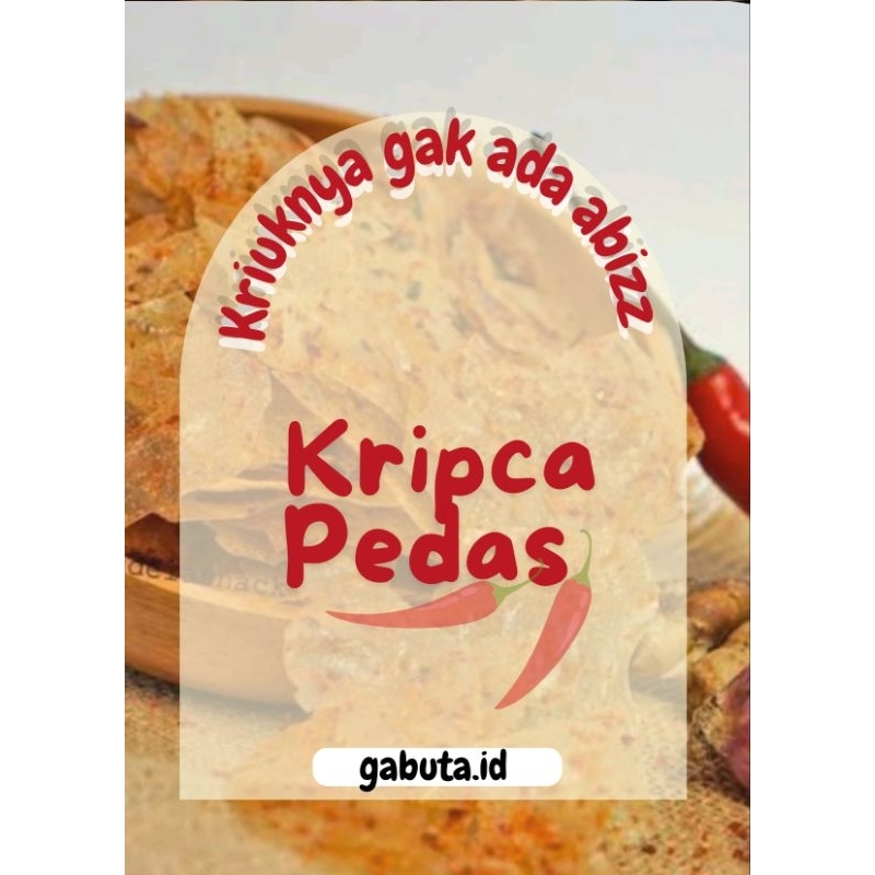 

Kripca Pedas kemasan Toples 200gr