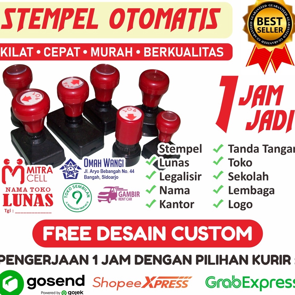 

Update Istimewa Stempel Stempel otomatis free desain custom untuk stempel perusahaan logo nama stempel tanda tangan stempel lunas online shop toko sekolah legalisir