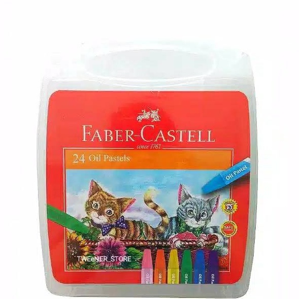 

Paling Meriah Crayon 24 warna Faber Castell Hexagonal Oil Pastell Faber Castell