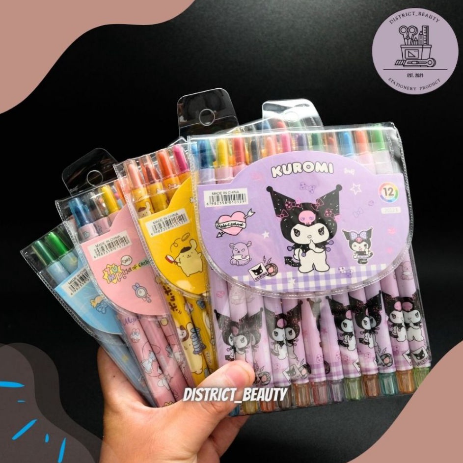 

Model Terupdate CRAYON PUTAR SANRIO KRAYON MEWARNAI KRAYON TWIST ROLLING MOTIF KUROMI CINAMOROL PURIN MELODY