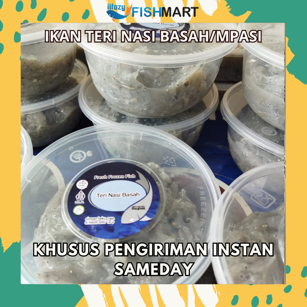 

Teri Nasi Basah Fresh MPASI 250 gram