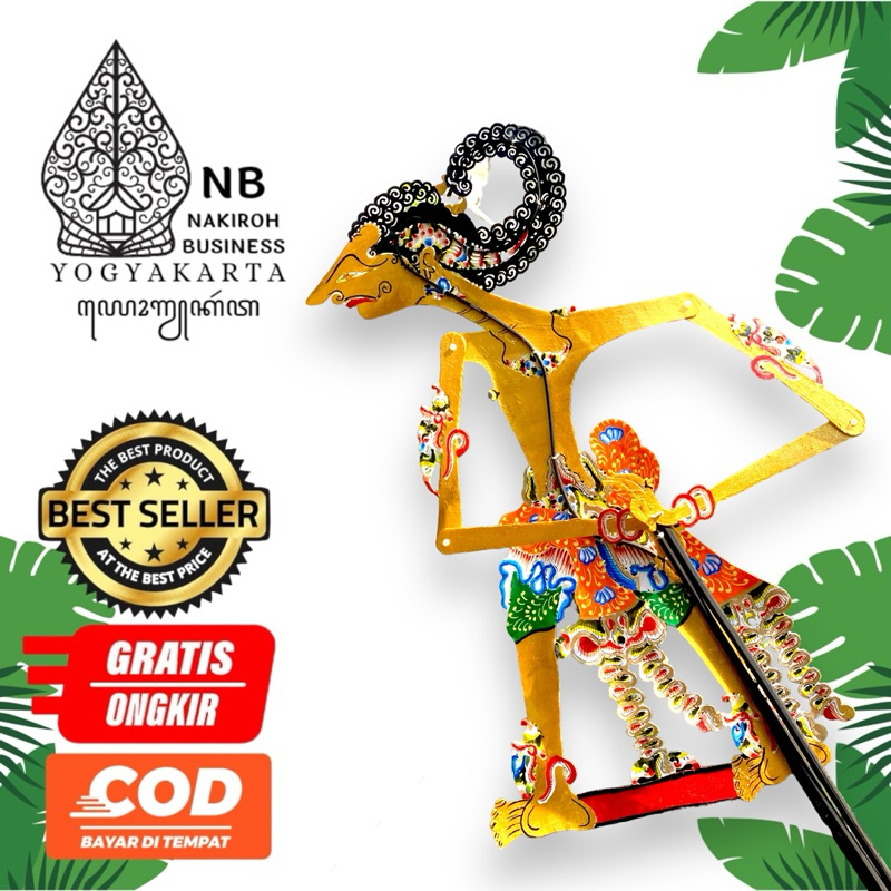 NAKIROHBUSINESS Wayang Kulit Asli WISANGGENI Halus Standar Dalang