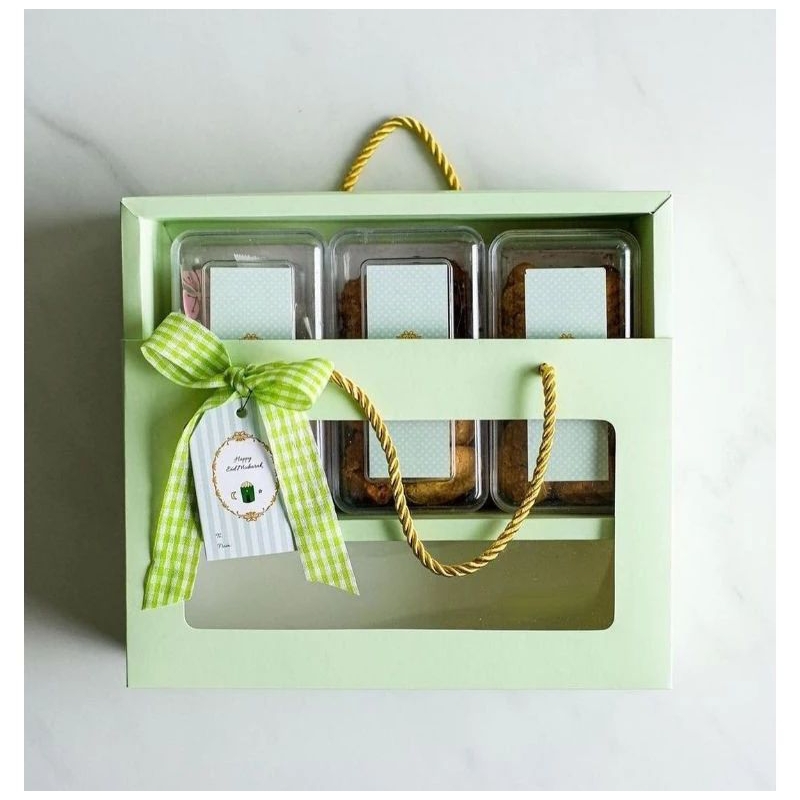 

Box Kue Kering SLIDING/ Box Lebaran Sliding 3 Toples Persegi ( MINIMUM ORDER 5PCS )