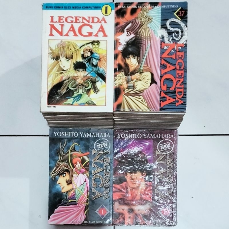 Paket Komik LEGENDA NAGA 1-37 dan NEW LEGENDA NAGA 1-17 lengkap