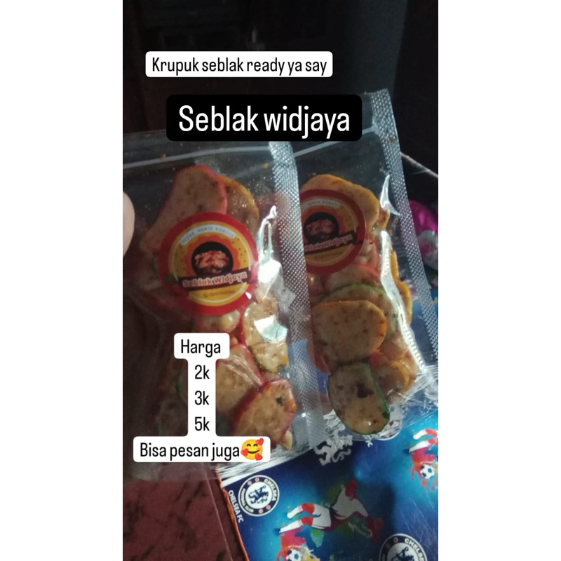 

kripik Seblak widjaya kemasan 500gr