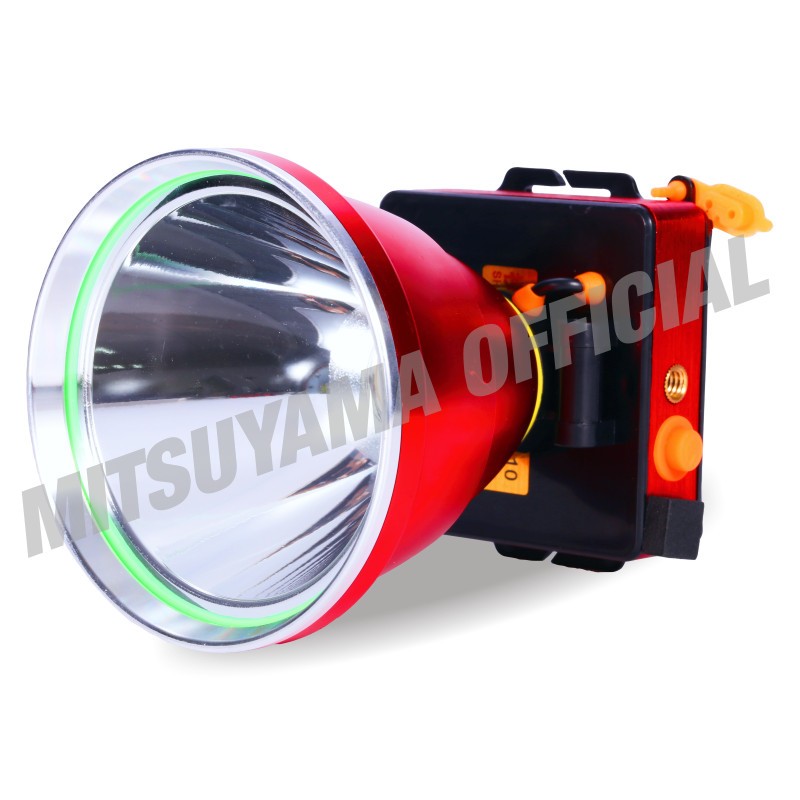 Senter Kepala 200 Watt Putih T6 LED Super Terang Mitsuyama MS-180P