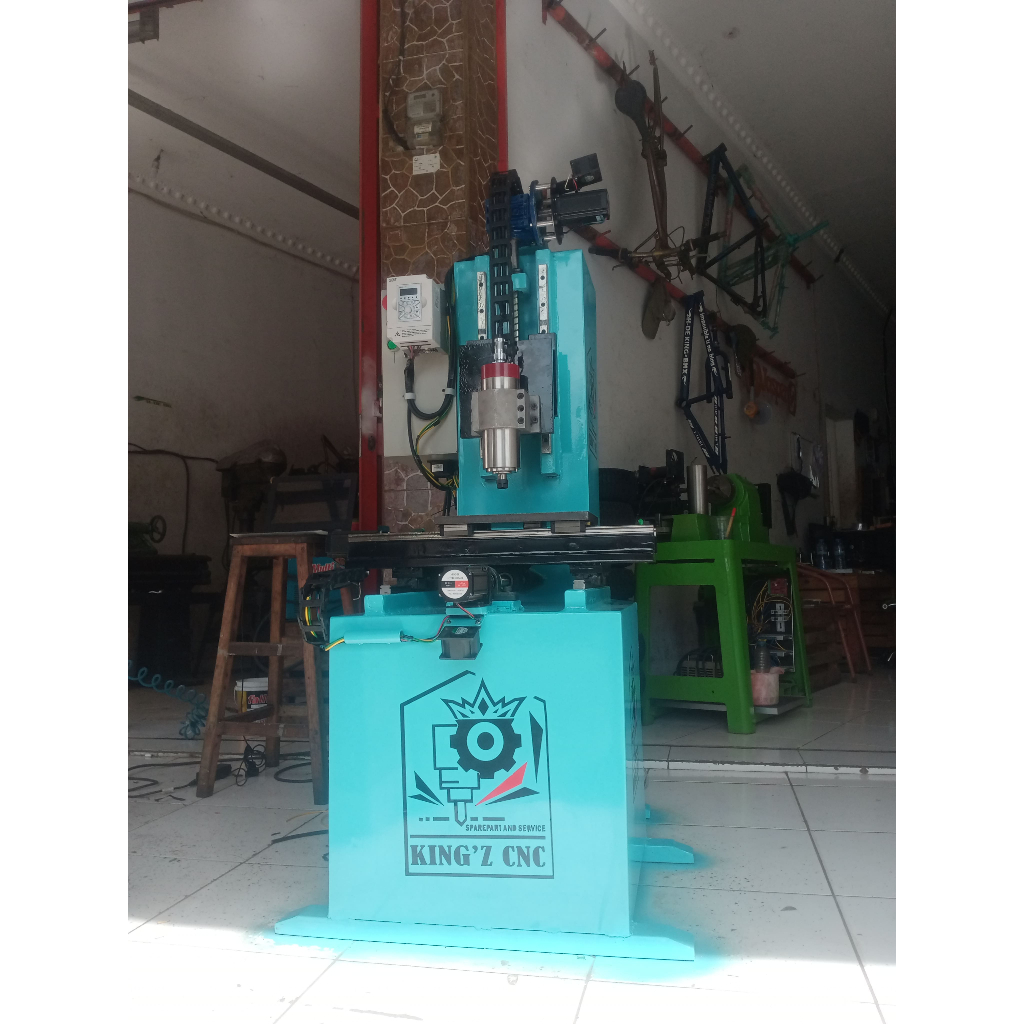 Mesin cnc milling besi dan alumunium