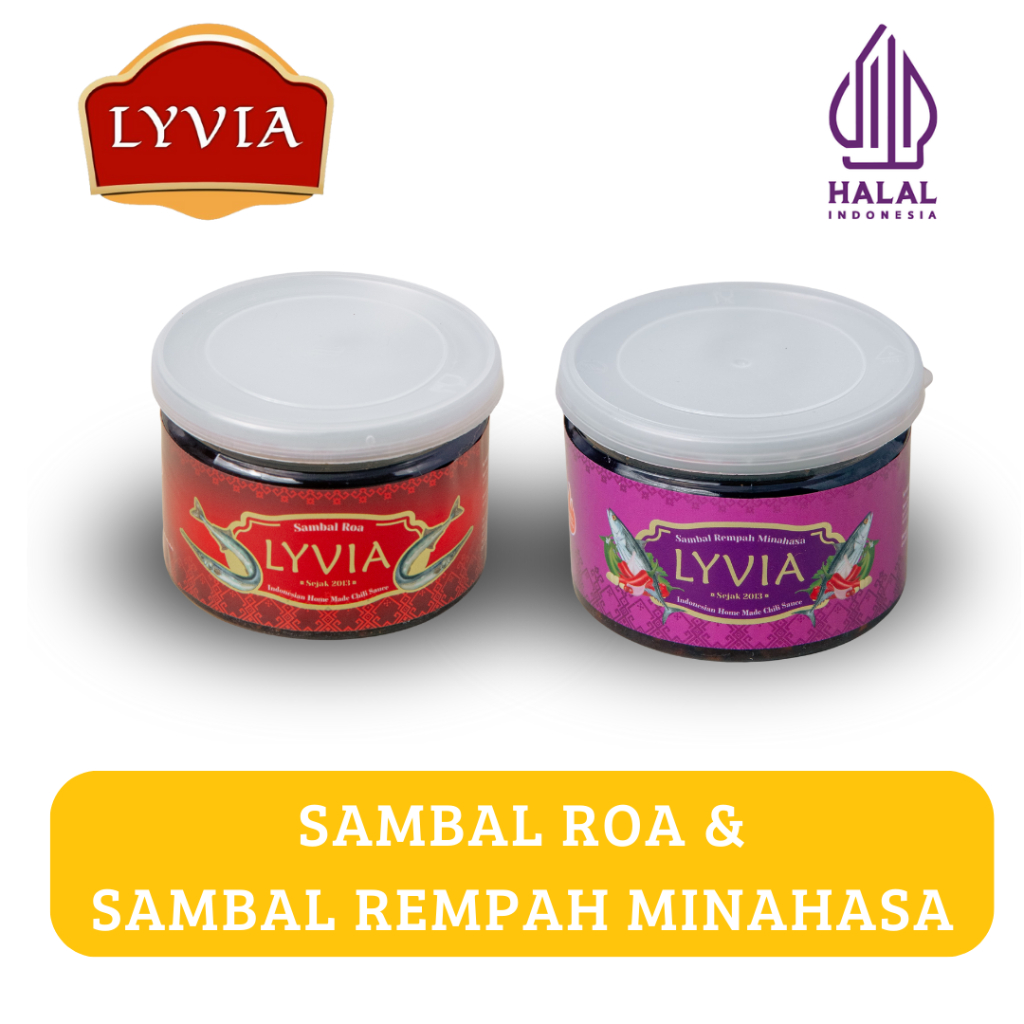 

Lyvia Bundling - Sambal Roa & Sambal Rempah Minahasa (Tinoransak)