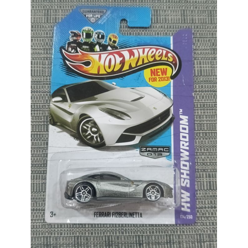Hot Wheels Ferrari F12 Berlinetta zamac card 2013