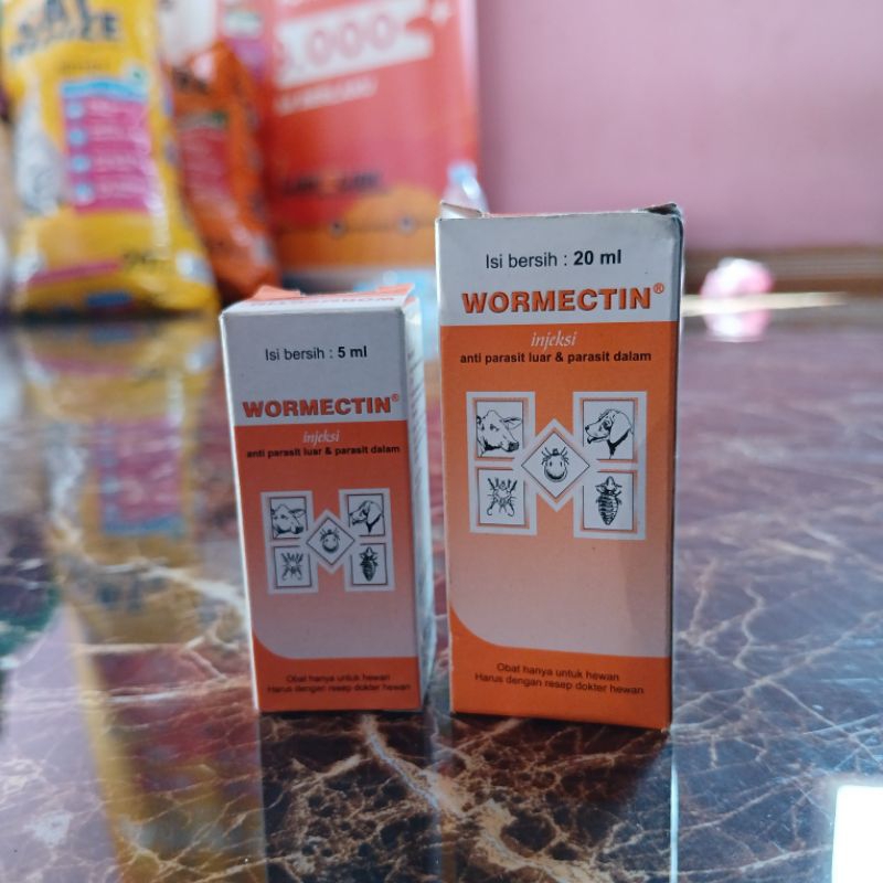 WORMECTIN Obat Scabies Suntik Injeksi Kutu Jamur Kucing Kelinci