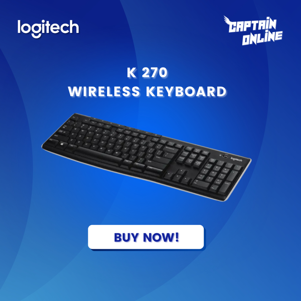 Logitech Keyboard Wireless K270 - Wiriless Keyboard K 270