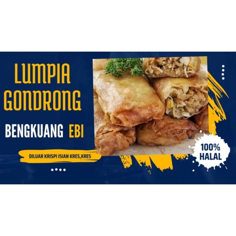 

Lumpia bengkuang ebi frozen isi 5 / Lumpia bengkoang rebon