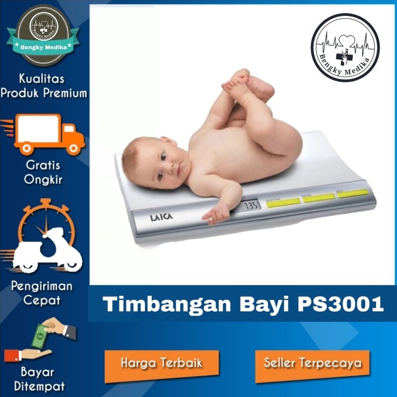 Timbangan Digital Bayi Laica PS3001 Baby Weight Scale Laica Timbangan Berat Badan Bayi
