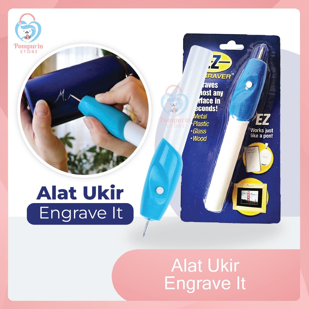 

Alat Ukir ENGRAVE IT - Pengukir Mini Serbaguna ( Grafit / Pahat )