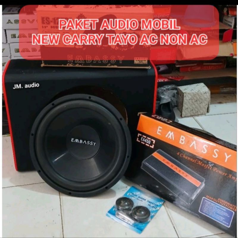 Paket Audio Mobil EMBASSY ( Khusus New Carry AC Non Ac )