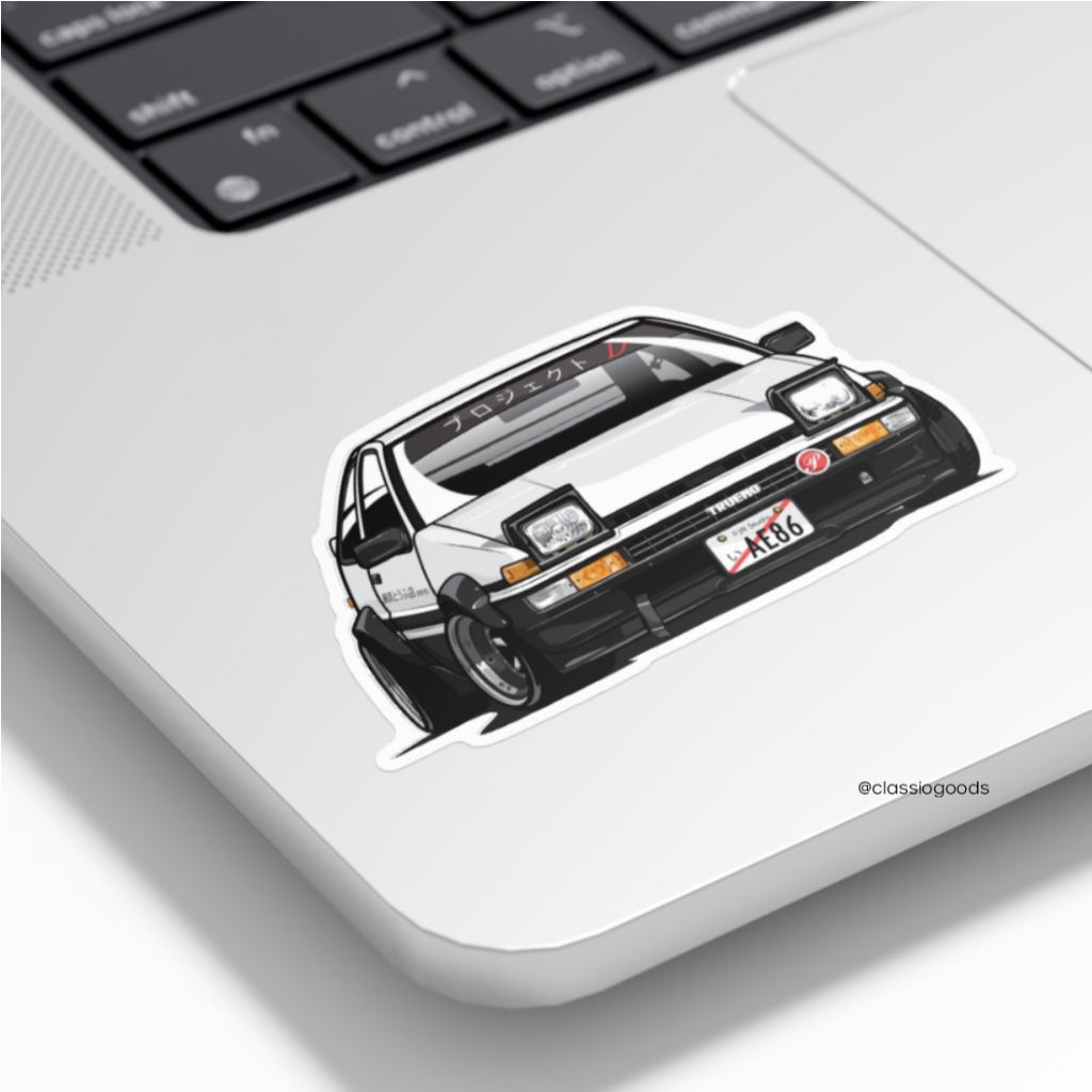 Sticker Tempel "Initial D Toyota AE 86"