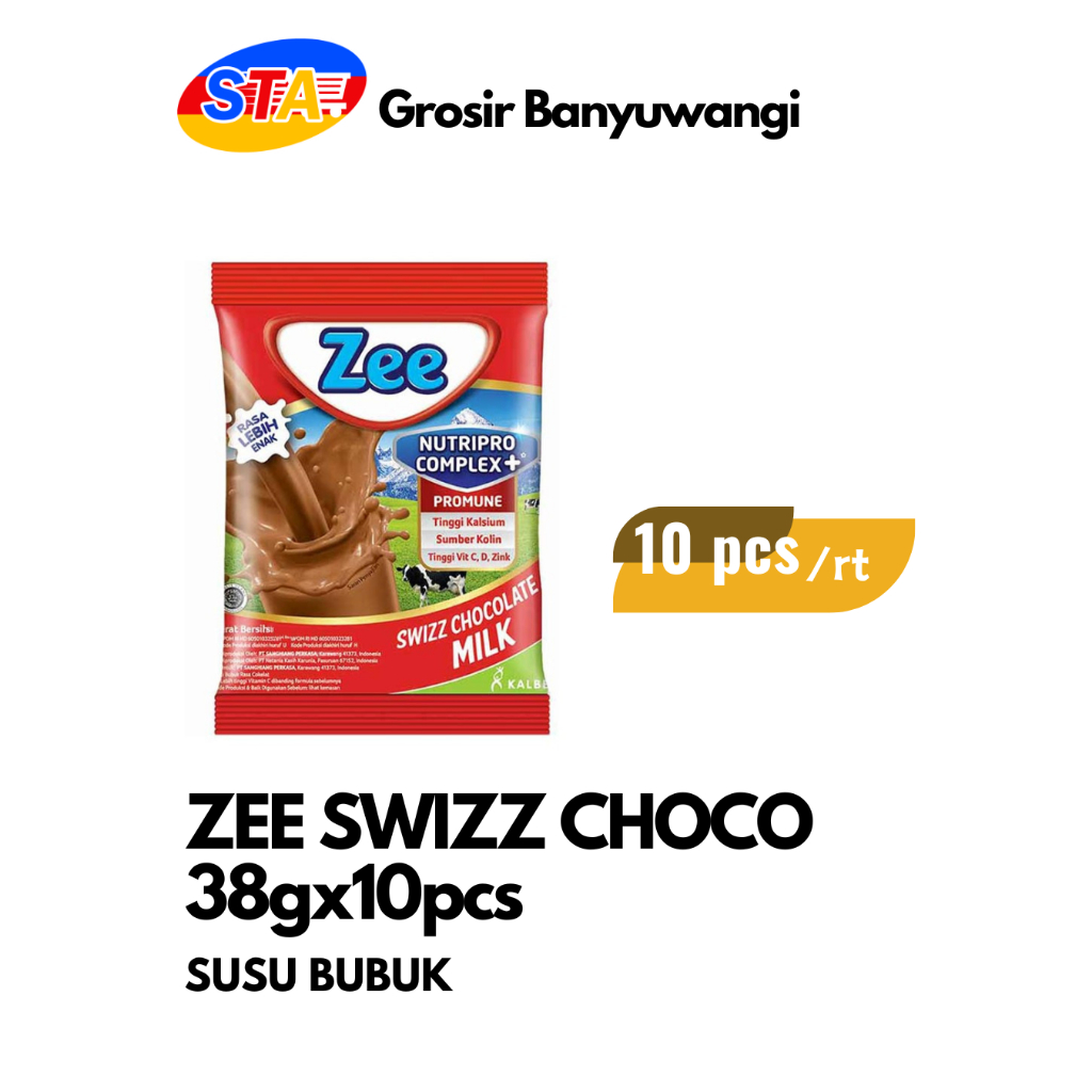 

[JATIM] ZEE SWIZZ CHOCOLATE 38GR | SUSU BUBUK SACHET