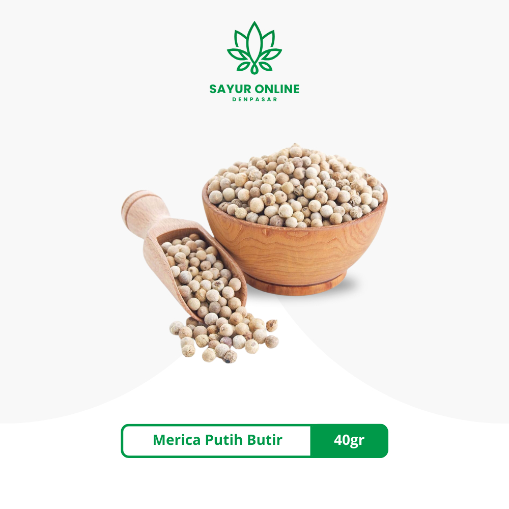 

Merica Putih Butir 40gr - Sayur Online Denpasar