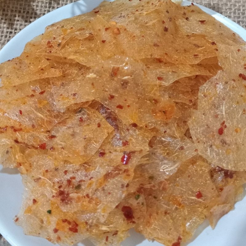 

Keripik kaca cabai merah 100gr||Kripca enak Cabai asli